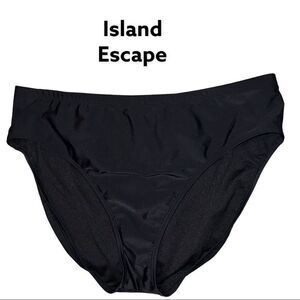 Nwot! Island escape black hipster swim bottoms!